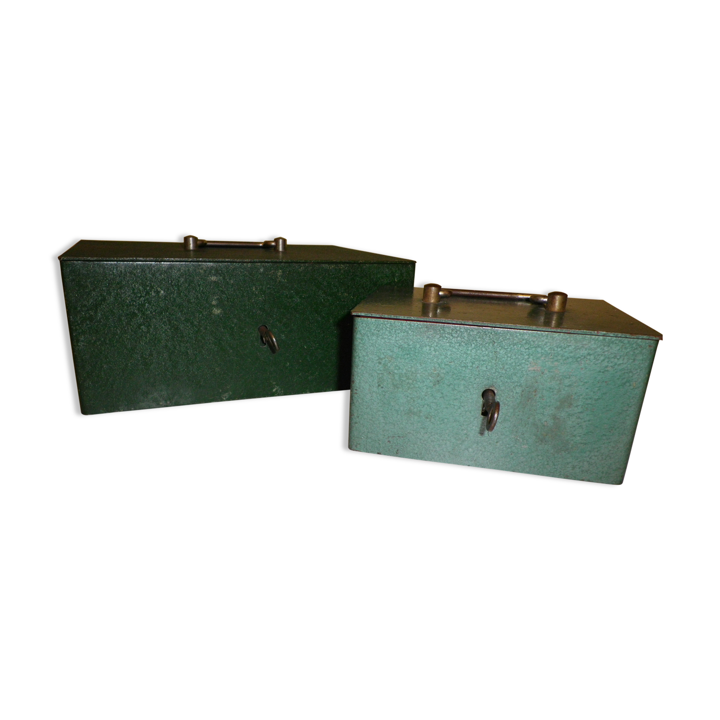 2 crates safes Beaumont - 1950s