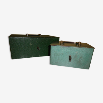 2 crates safes Beaumont - 1950s