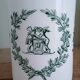 Italian opal glass jar