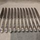 12 silver-plated table knives, Ercuis silversmith, Louis XV style, 29