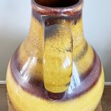 Fritz van Daalen 4736-35 Fat-Lava Vase, Vintage Mid-Century Ceramic Vase from West Germany