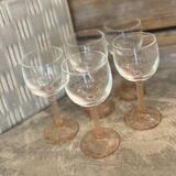 Antique liqueur glasses / vintage tableware