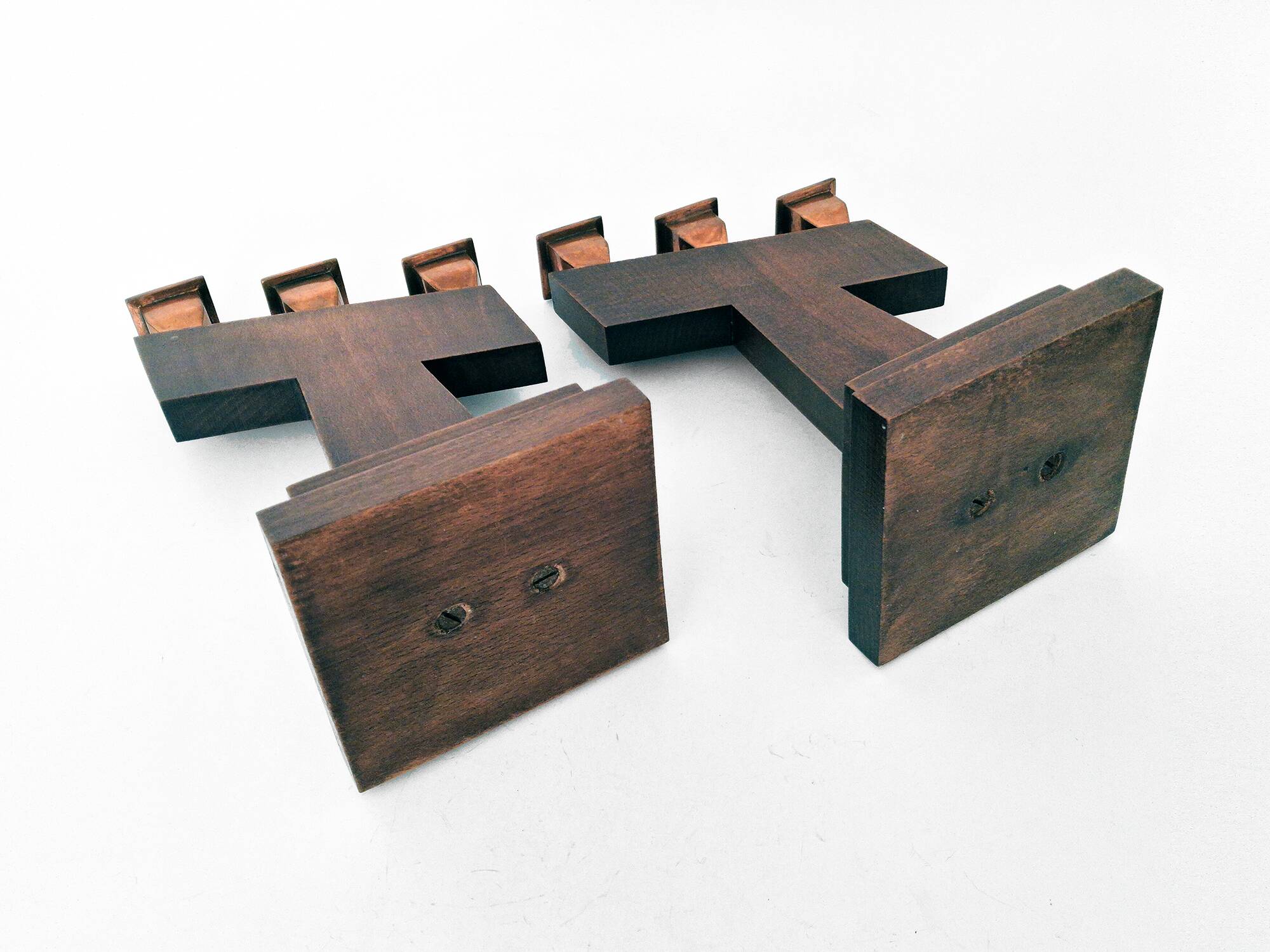candlestick set Art Deco 1930s