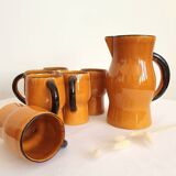 Vintage Vallauris ceramic service