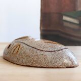 Mayan ceramic wall mask from Accolay, art brut, 1960s