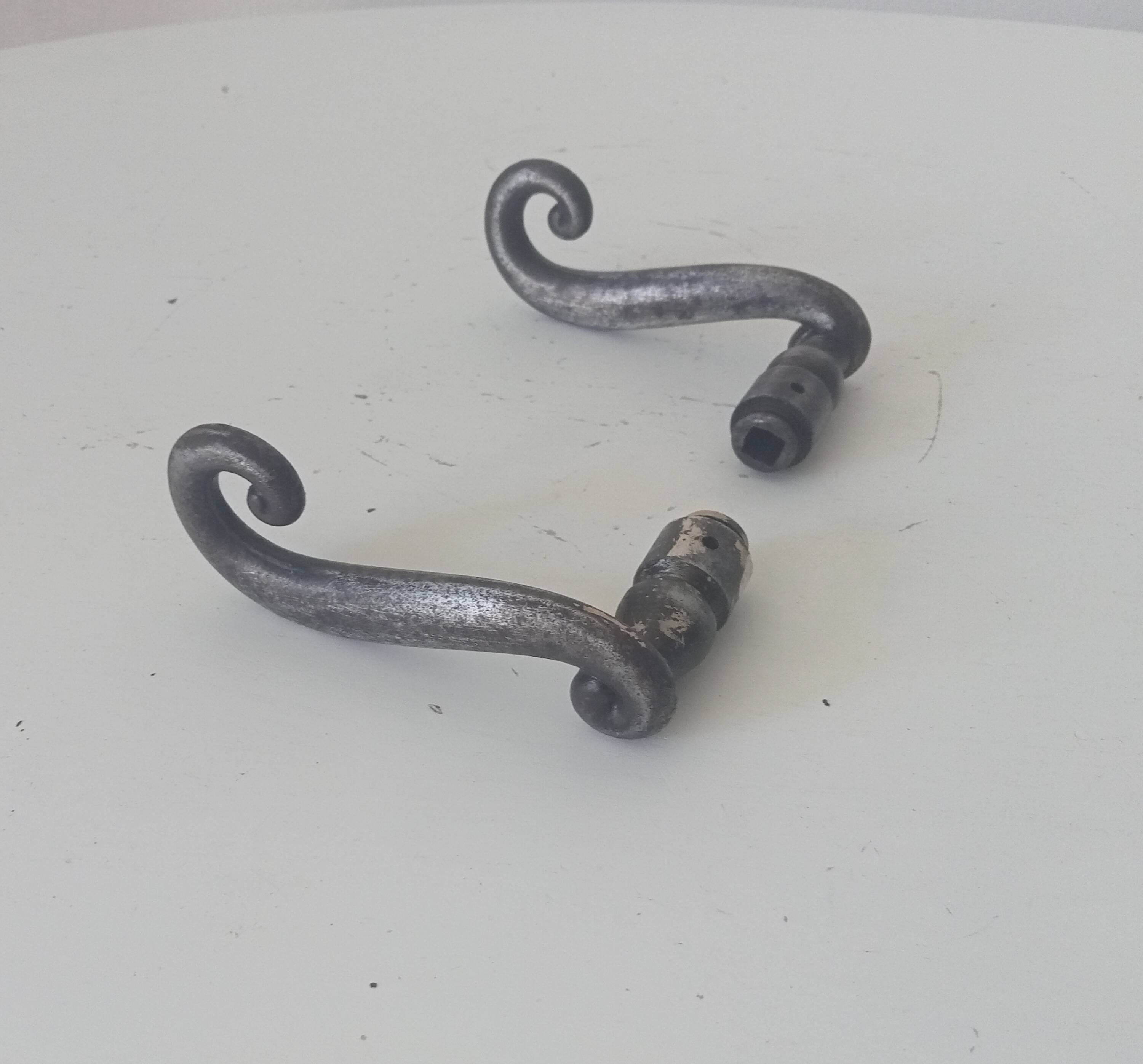 Pair of old door handles levers