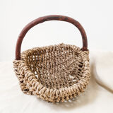 Rare 50s cord basket.