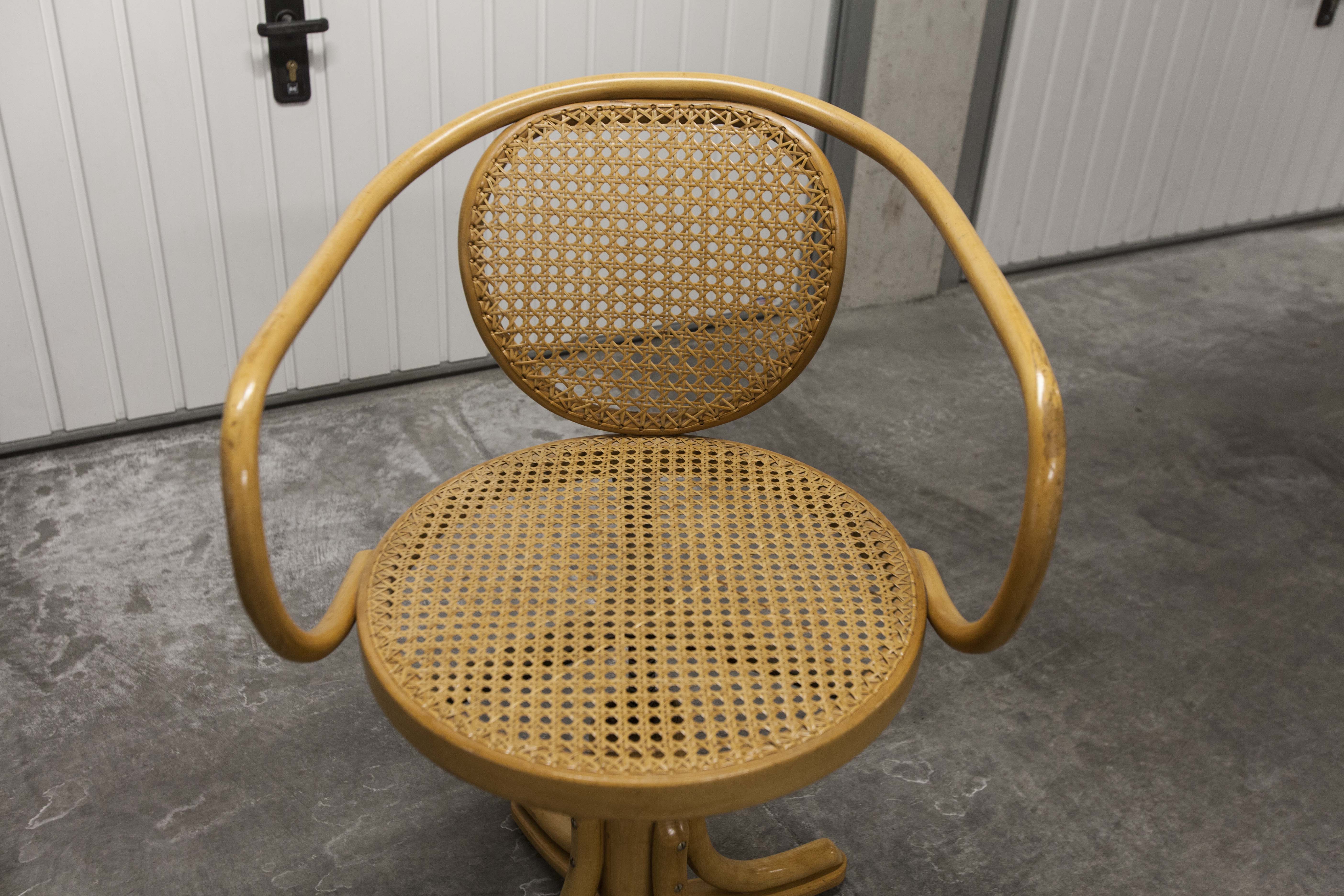 Thonet swivel armchair