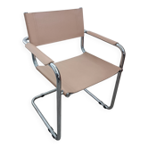 Cantilever armchair Bauhaus Italy 1980s