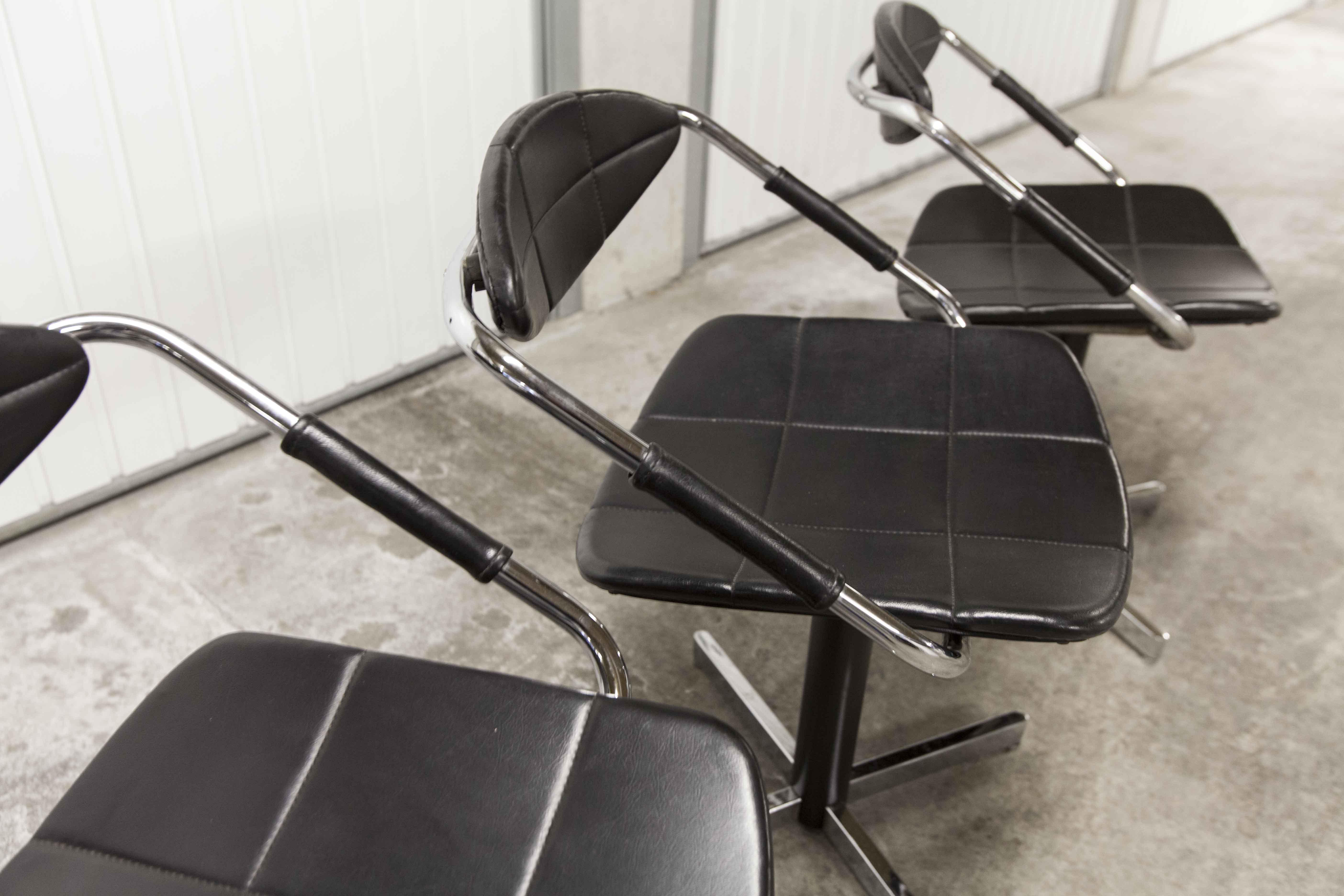 Set of 4 chairs armchairs Steiner model unesco 1962