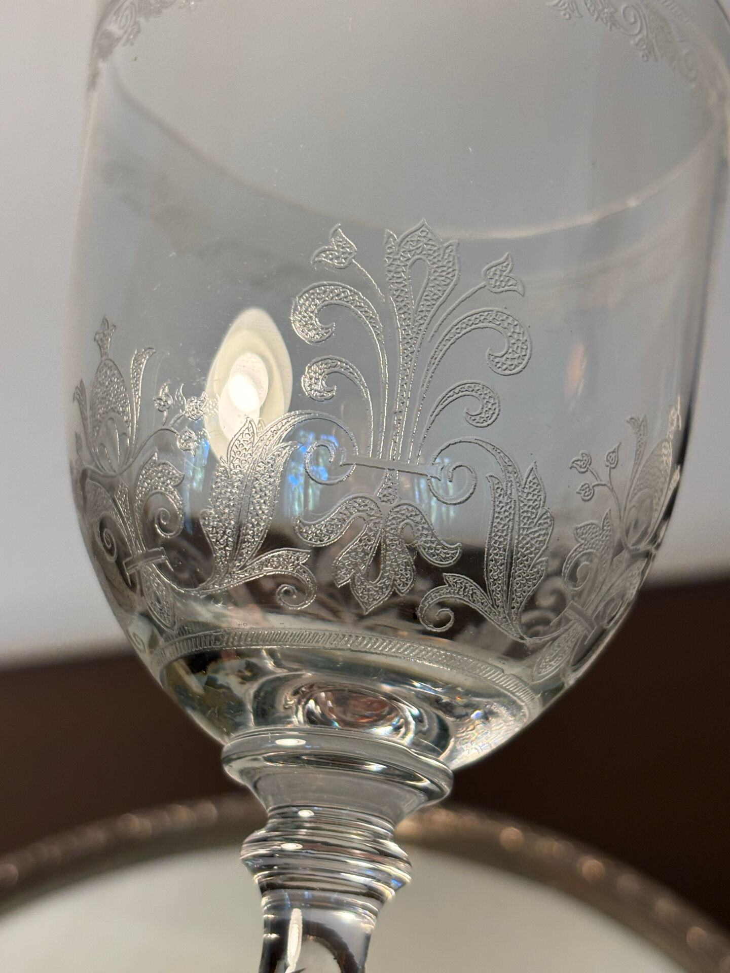 Verre à eau Baccarat avant 1936