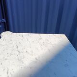 Louis XVI marble top chest of drawers