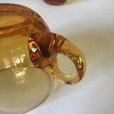 Amber punch glasses