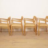 6 x Niels Otto Moller dining chairs | Model 56 | Oak | Restored