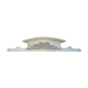 Fronton patine shabby chic gustavien 87 cm