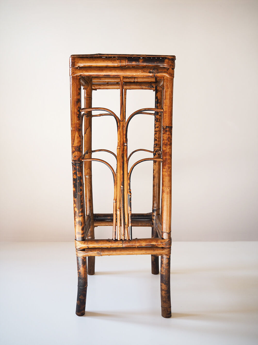 Pair of bamboo and vintage rattan harnesses