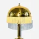 Brass Mushroom Table Lamp By Sölken Leuchten, Germany, Circa 1960S