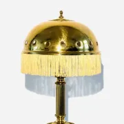 Lampe de table en laiton en forme de champignon par Sölken Leuchten, Allemagne, vers les années 1960.