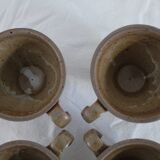 Set of 4 earthenware cups