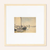 Norderney, Gouache on thick Paper, 46 x 45 cm