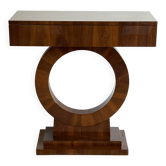 Art Deco console table with functional drawer