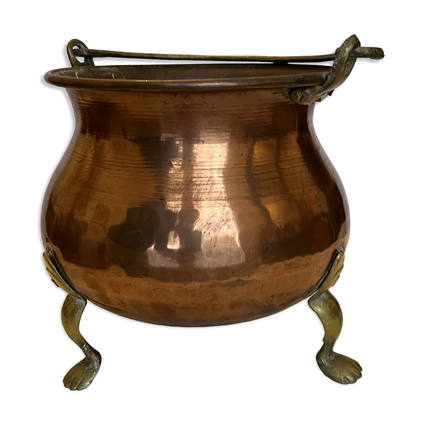 Copper cauldron - pot cover