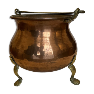 Copper cauldron - pot cover