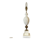 Alabaster lamp base 1950