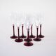 Set of champagne glasses, French design, 1970s, manufacturer: Luminarc