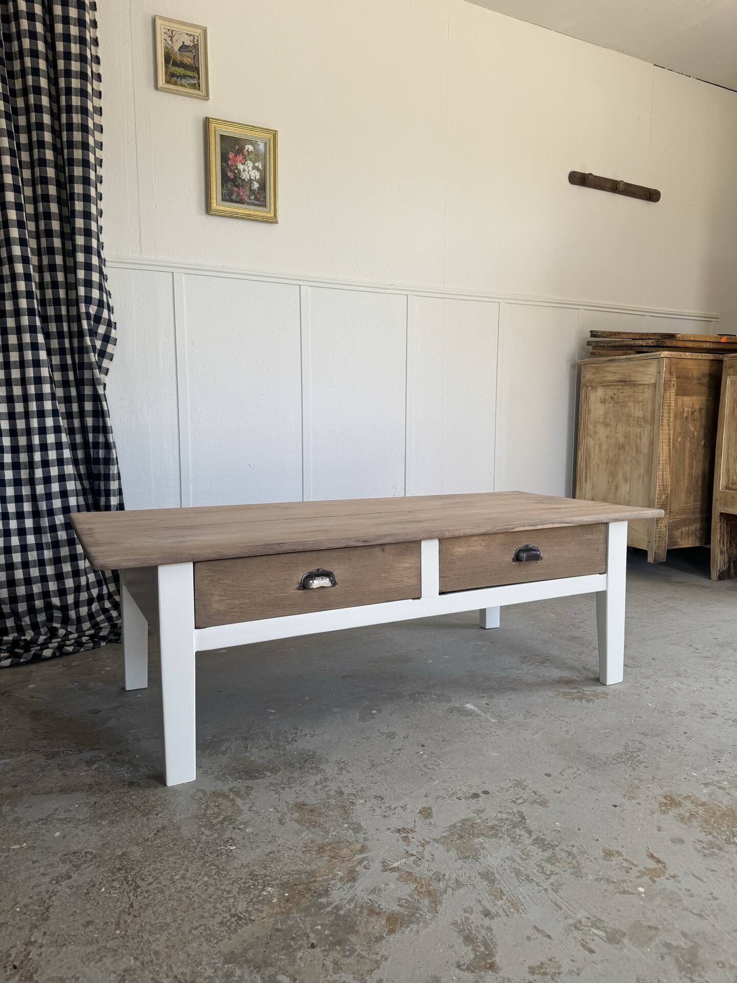 Table basse de ferme