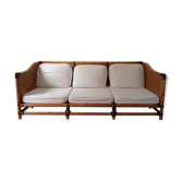 Bamboo & cannage sofa
