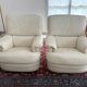 Leather armchairs