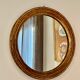 Old mirror in gilded wood early twentieth century