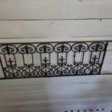 Old cast iron balcony box