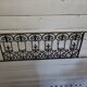 Old cast iron balcony box