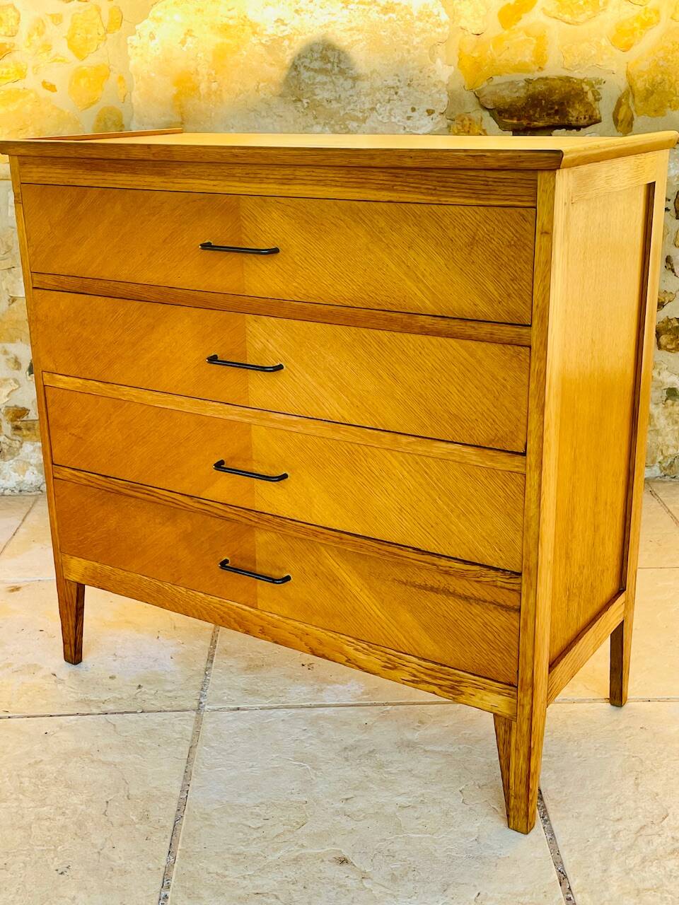 Vintage 4-drawer chest of drawers by CTC, 1960s