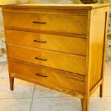 Vintage 4-drawer chest of drawers by CTC, 1960s