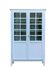 Vintage 1960s glass-fronted Parisian wardrobe