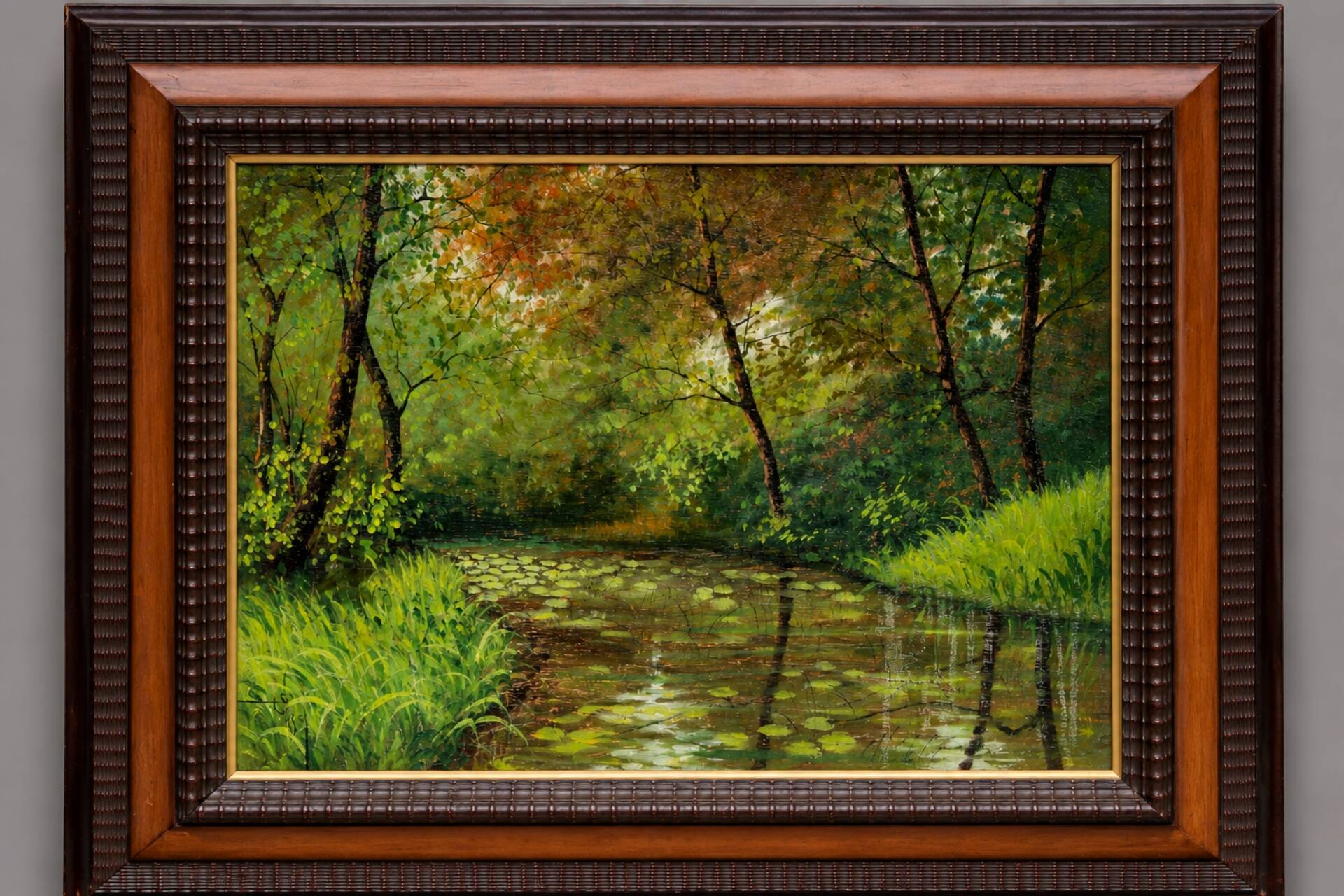 Paire de peintures Carlo Vason