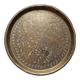 Ancient plate made of copper or brass - India