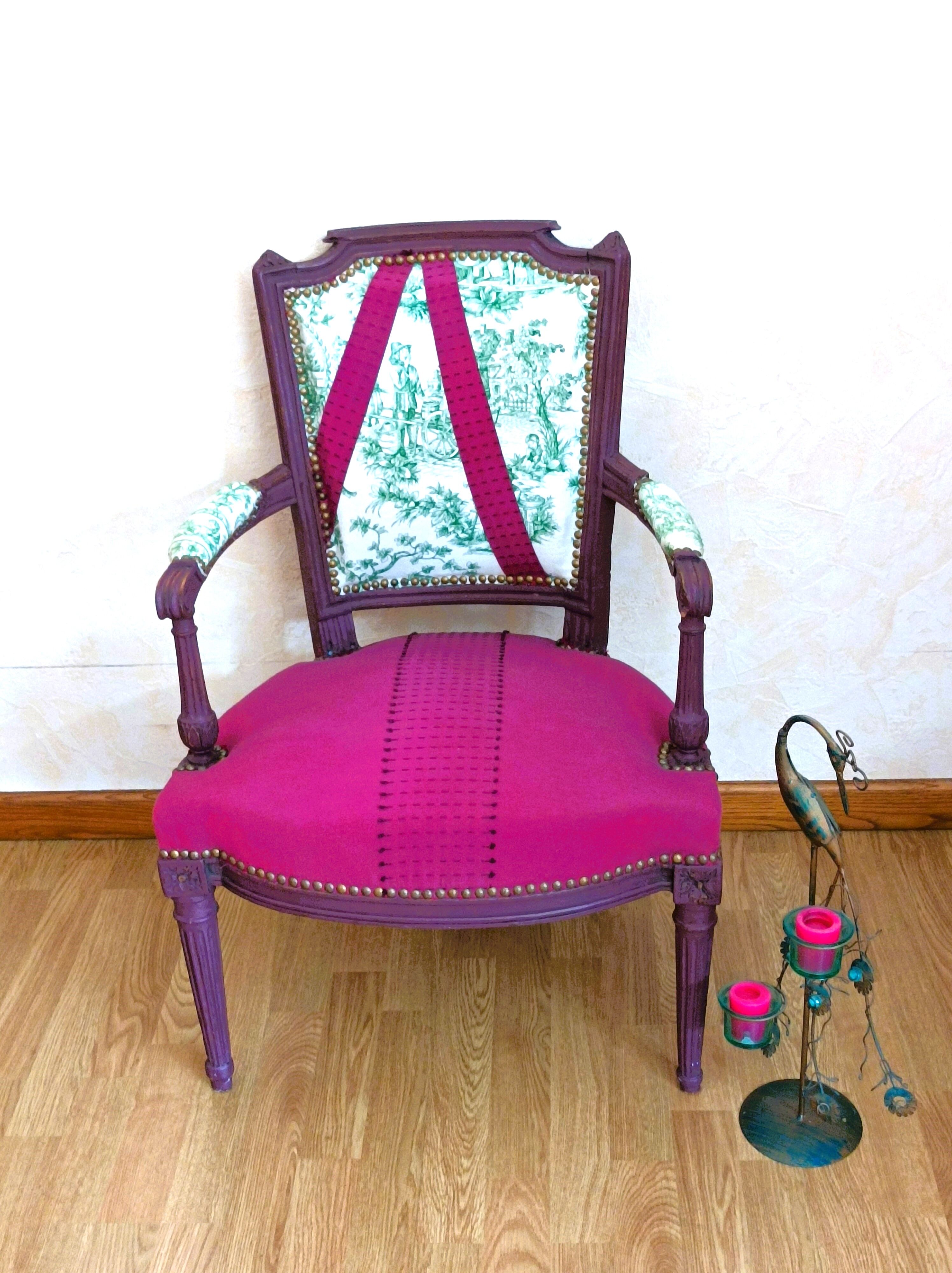 Louis XVI armchair restyled