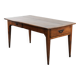 Elegant and subtle antique French dining table made of fruitwood