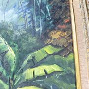 Framed oil painting "forest"