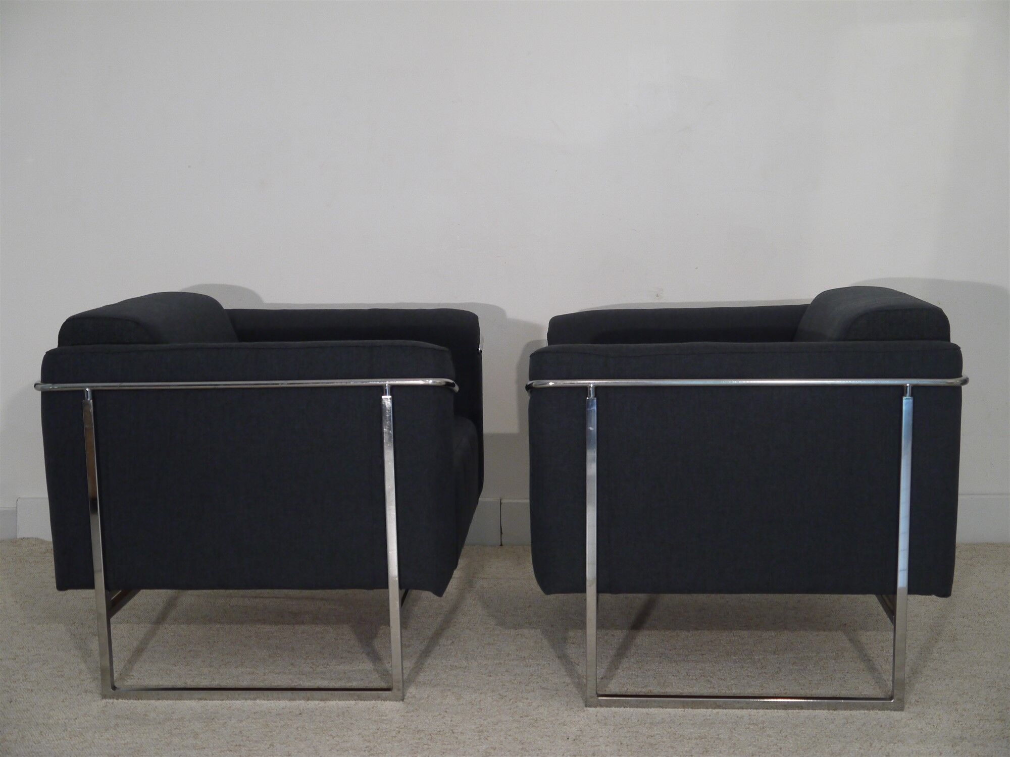 Pair of vintage Asko armchairs 1970