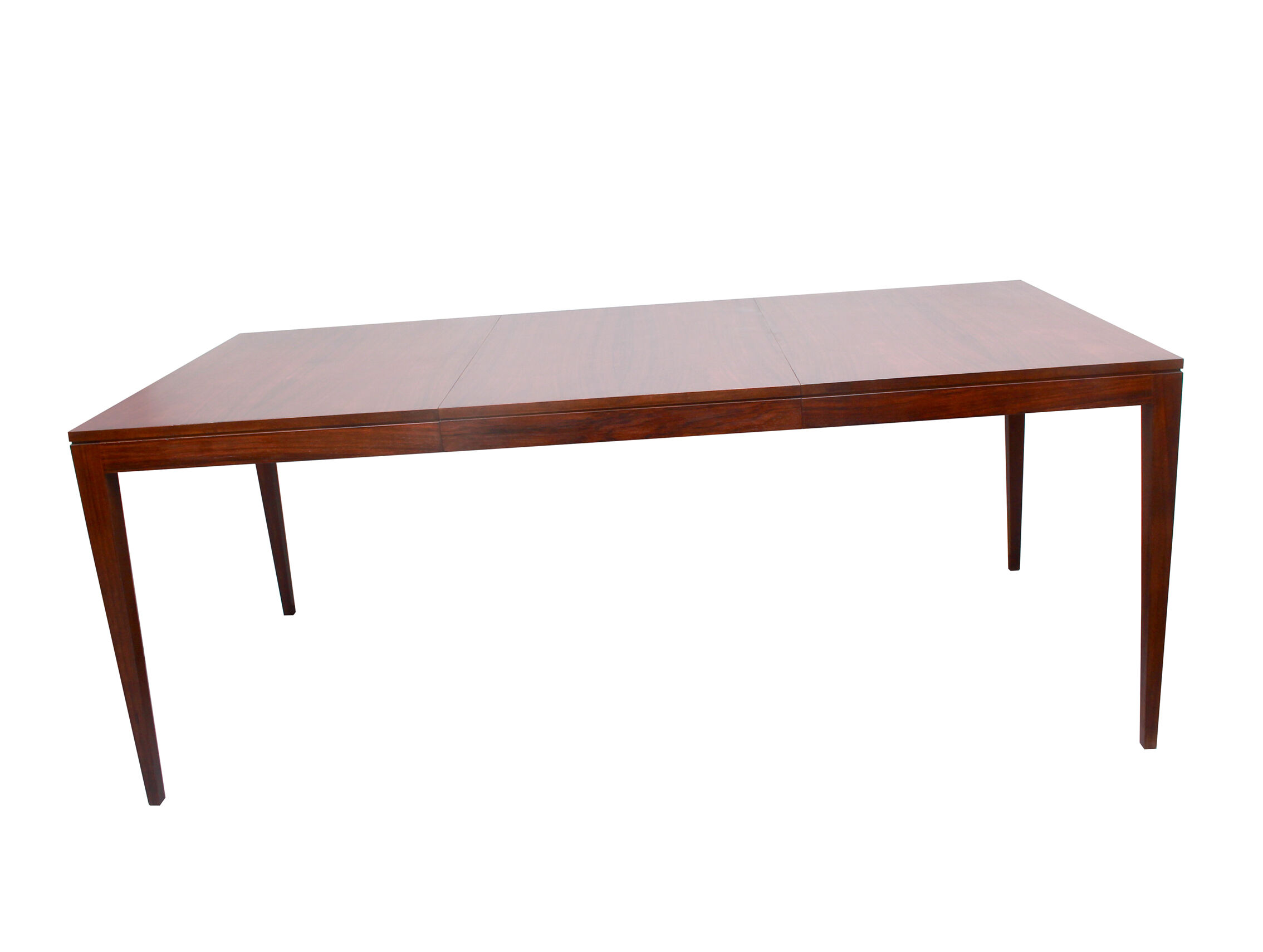 Salle à manger extensible des années 1960 en palissandre, restaurée