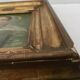 Old painting oil portrait 19th
