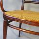 Thonet Armchair No. 221 with bronze decoration, circa 1900 - new caning -