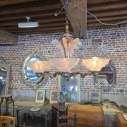 Ezan Art Deco 6-light chandelier