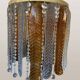 Vintage floor lamp with Murano glass leaves, 1970s
