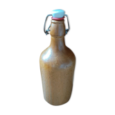 Bouteille en grès vernissé  vernis